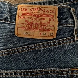 Vintage Levi’s 501 jeans